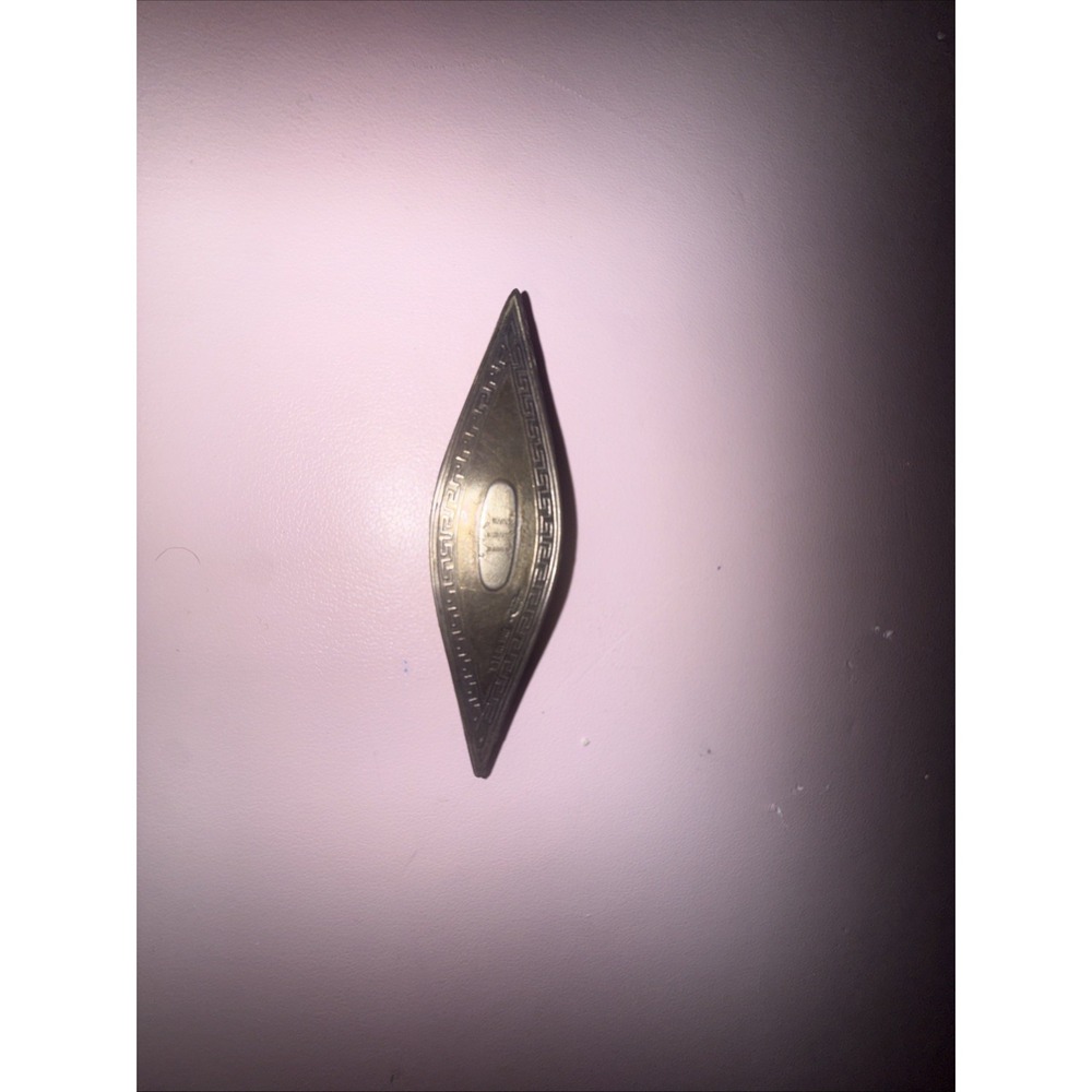 Antique Webster Sterling Silver Tatting Shuttle  Design "M" Monogram